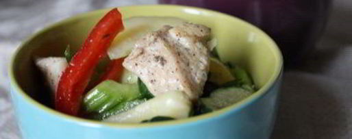 Шаг 3: салата с молодым картофелем и курицей