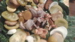 Рецепт Салата с жареным картофелем и куриным филе