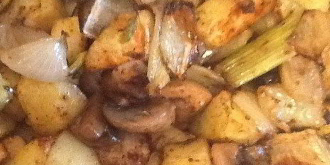 Рецепт теплого картофельного салата с фенхелем