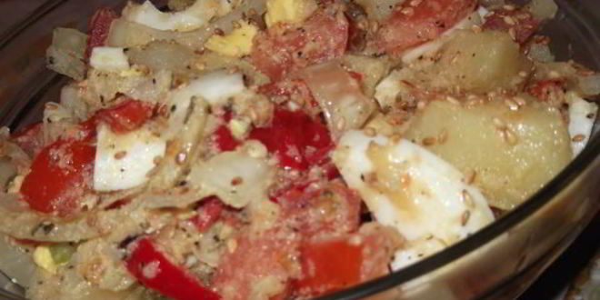 Рецепт теплого картофельного салата