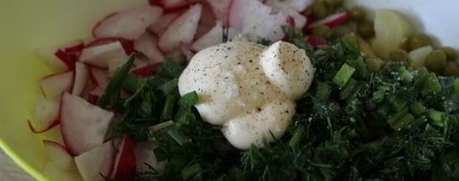 Шаг 2: весеннего картофельного салата