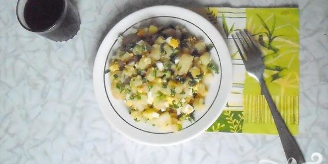 Рецепт зимнего картофельного салата