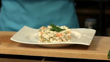 Рецепт Диетического slim оливье