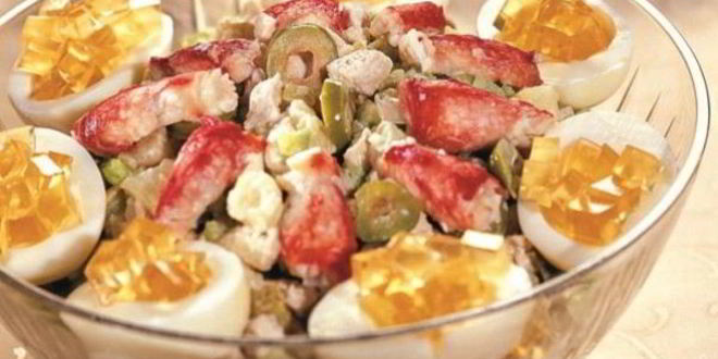 Рецепт французского салата оливье