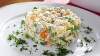 Рецепт Классического оливье с мясом говядины