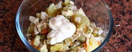Шаг 11: классического салата оливье с курицей