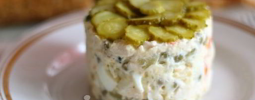 Шаг 12: классического салата оливье с курицей