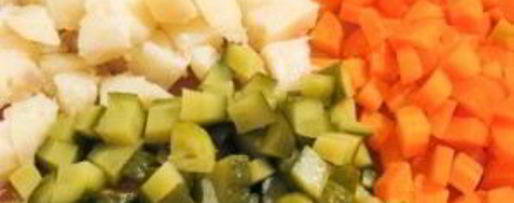 Шаг 1: оливье французский