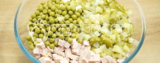 Шаг 3: оливье классический