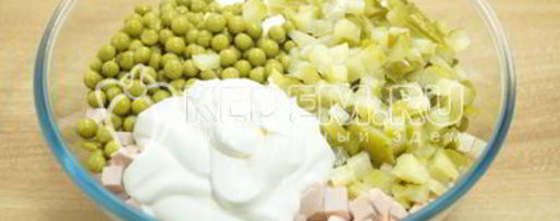 Шаг 4: оливье классический