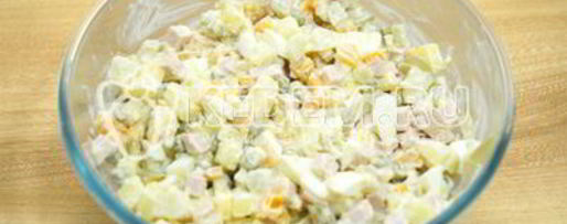 Шаг 5: оливье классический