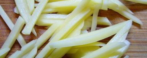 Шаг 4: оливье с креветками и картофелем пай