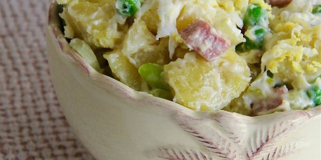 Рецепт оливье с сосисками