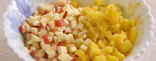 Шаг 3: оливье с тунцом