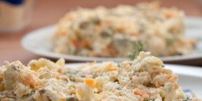 Рецепт оливье с утиной грудкой