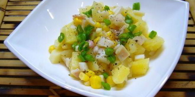 Рецепт постного салата оливье