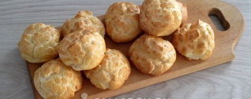 Шаг 8: профитролей с оливье