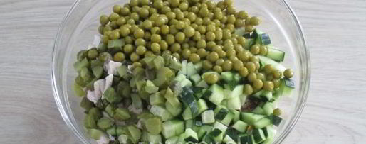 Шаг 11: профитролей с оливье