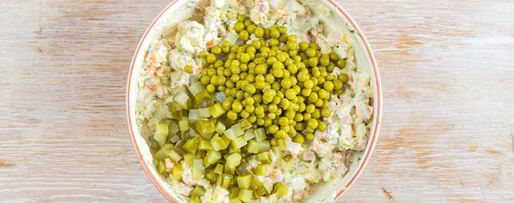 Шаг 4: салата оливье классический советский