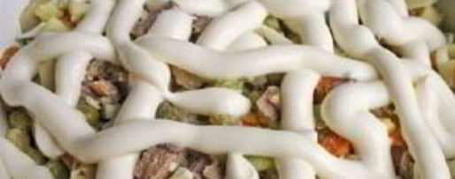 Шаг 2: салата оливье новогодний