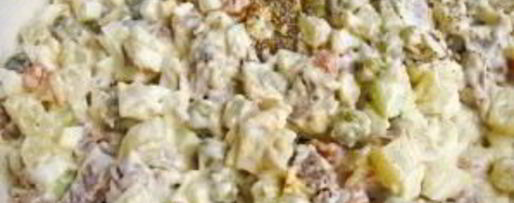 Шаг 3: салата оливье новогодний