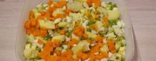 Шаг 4: салата оливье оригинальный