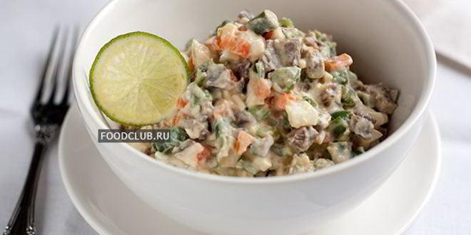 Рецепт салата оливье по дюкану