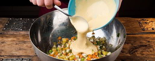 Шаг 4: салата оливье с домашним майонезом