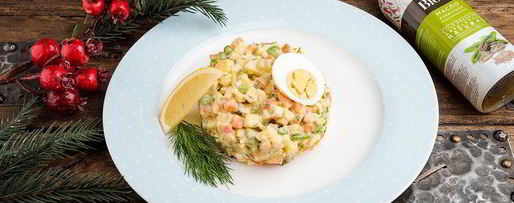 Шаг 5: салата оливье с домашним майонезом