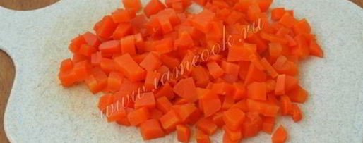 Шаг 5: салата оливье с колбасой