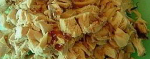 Шаг 1: салата оливье с языком