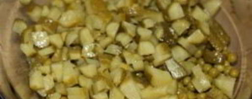 Шаг 1: вегетарианского оливье