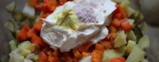 Шаг 3: вегетарианского оливье