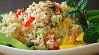 Рецепт Овощного салата с кускусом
