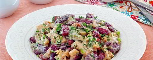 Шаг 11: рыбного салата с консервированной фасолью