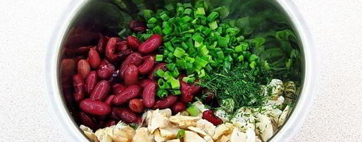 Шаг 7: рыбного салата с консервированной фасолью