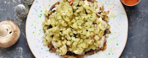 Шаг 3: салата березка