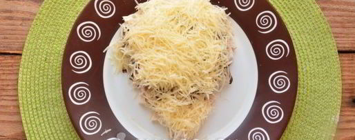 Шаг 5: салата ежик с корейской морковью