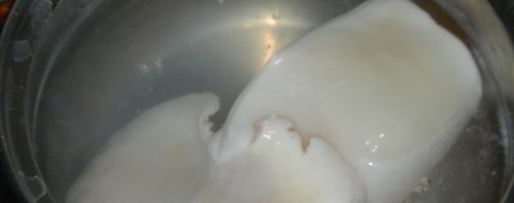 Шаг 2: салата из кальмаров с грибами