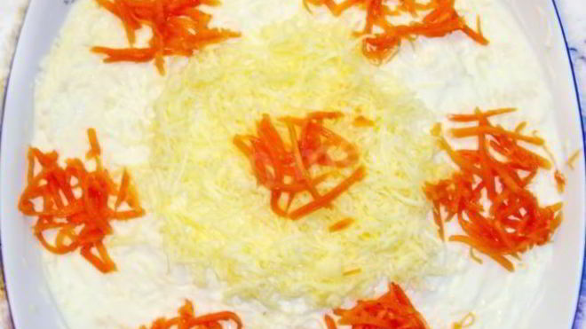 Рецепт Салата из курицы с корейской морковкой