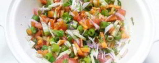 Шаг 4: салата из курицы с шампиньонами