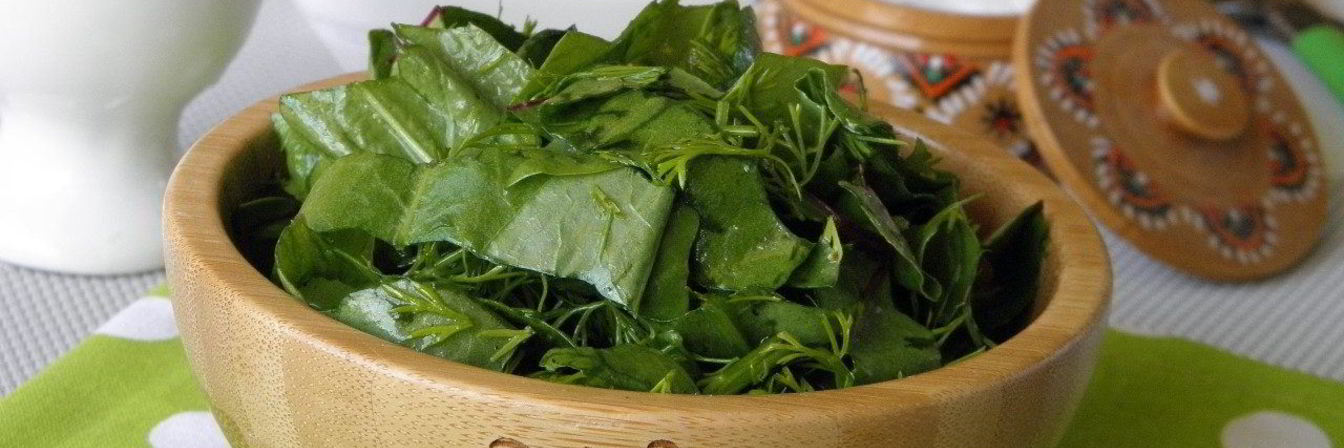 Рецепт Салата из щавеля