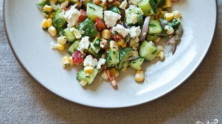 Рецепт Салата из сладкой кукурузы