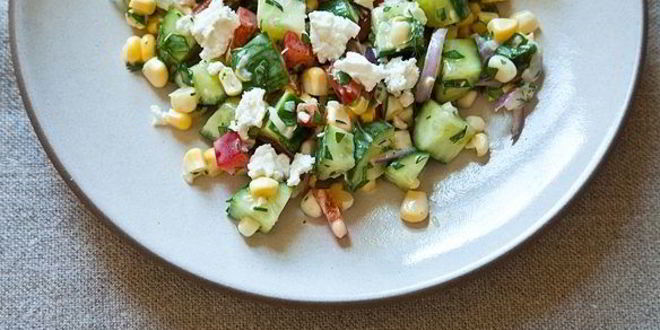 Рецепт салата из сладкой кукурузы