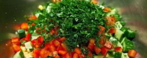 Шаг 7: салата из сладкой кукурузы