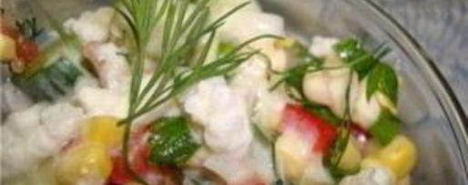 Шаг 9: салата из сладкой кукурузы