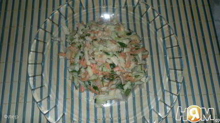 Рецепт Салата из стеблей брокколи