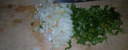 Шаг 3: салата из стеблей брокколи