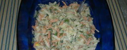 Шаг 5: салата из стеблей брокколи