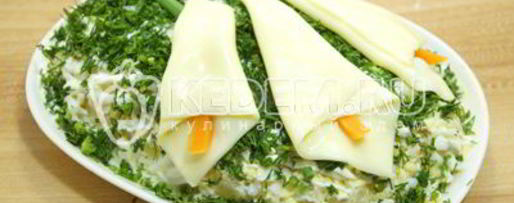 Шаг 5: салата каллы